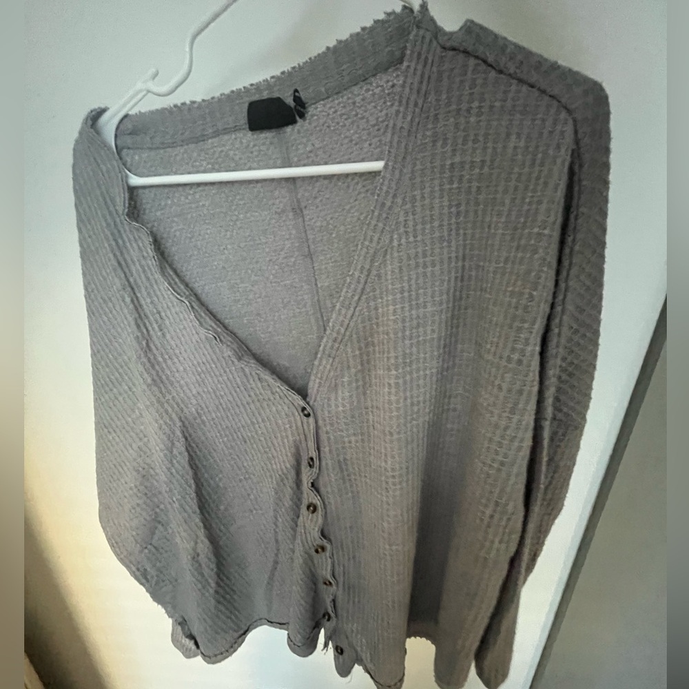 Urban Outfitters Light Gray Cardigan